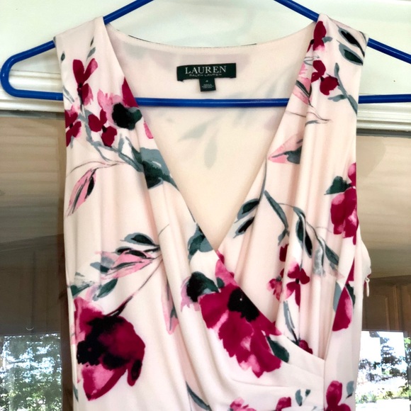 Ralph Lauren Size 4 “pale” pink floral dress - Picture 2 of 6